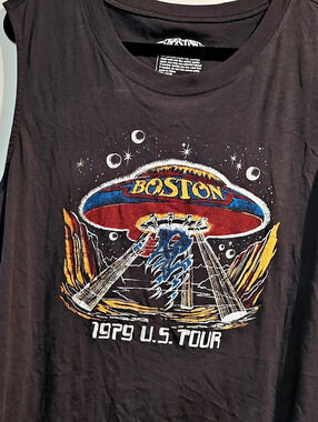 Boston 1979 U.S. Tour Graphic Tee Black